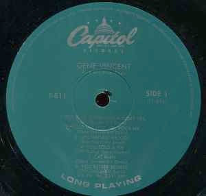 Image of Label Cover of 4025066E: LP - GENE VINCENT AND HIS BLUE CAPS, Gene Vincent And The Blue Caps (Capitol Records; T811, US 2005 Reissue) VG+/VG+