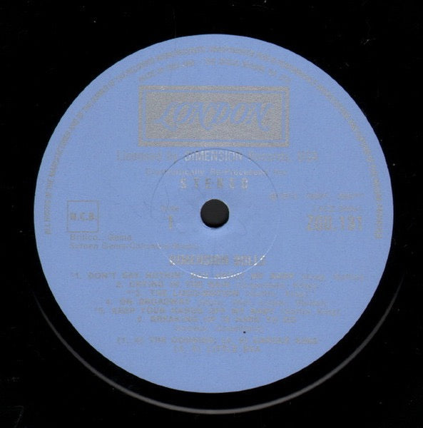 Image of Back Cover of 3015833C: LP - LITTLE EVA, THE COOKIES & CAROLE KING, Dimension Dolls (London; ZGU131, UK 1973) VG/VG+