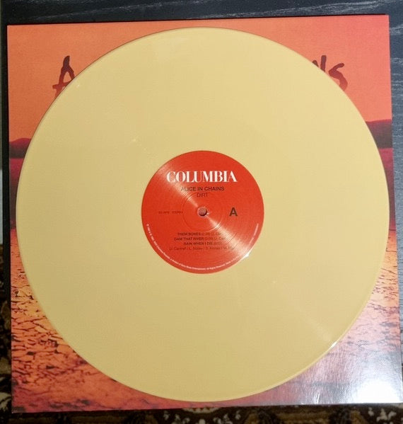 Image of Label Cover of 2xLP - EX/VG+ - ALICE IN CHAINS, Dirt (Columbia; 19439986771, Europe 2022 Reissue, Insert, Yellow Vinyl), , - 2626114E