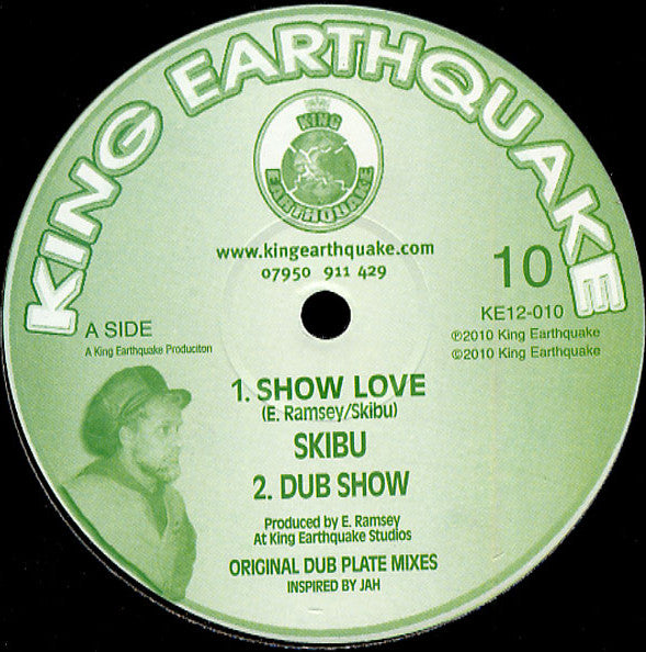 Image of Front Cover of 12" - /VG+ - SKIBU, Show Love / Get Ready (King Earthquake; KE12-010, UK 2010), , - 3216355C