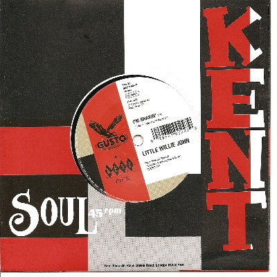 Image of Back Cover of 4134126E: 7" - THE STRATOLINERS / LITTLE WILLIE JOHN, What Do You Want With My Love / I'm Shakin (Gusto Records; GUSTO 003, UK & Europe 2009) NEW/NEW