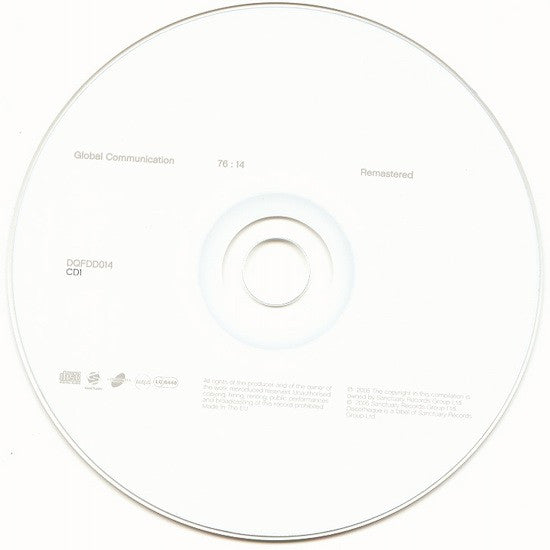 Image of Label Cover of CD - VG+/VG+ - GLOBAL COMMUNICATION, 76:14 (Discotheque; DQFDD014, UK 2005, Slipcase w Super Jewel, Booklet), , - 2256124S