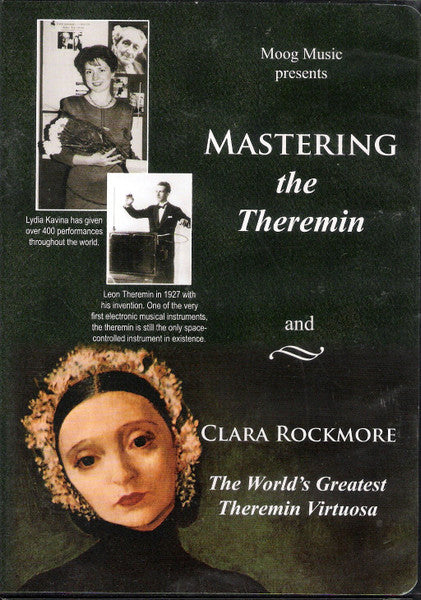 Image of Front Cover of 1414536C: DVD - LYDIA KAVINA, CLARA ROCKMORE, Two Theremin Classics (Moog Music Inc.; none, US 2010)   VG+/VG+