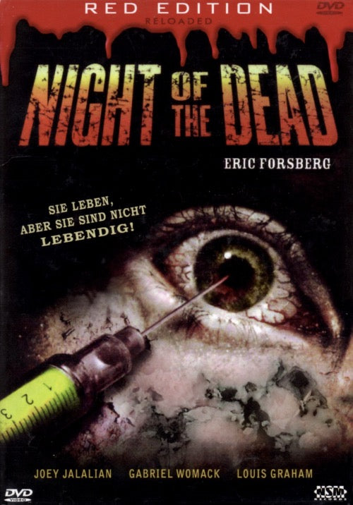 Image of Front Cover of 1534051E: DVD - ERIC FORSBERG, Night of the Dead (NSM Records; , UK 2007, Hartbox, Red Edition) VG+/VG+