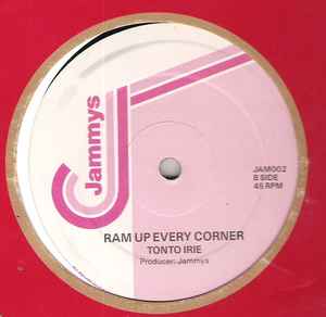 Image of Back Cover of 0646107S: 12" - COCOA TEA / TONTO IRIE, Tune In / Ram Up Every Corner (Jammy's Records; JAM002, UK 1986) /VG+