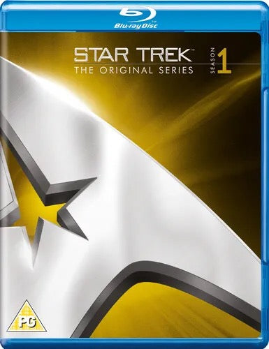 Image of Front Cover of 1534315E: 7xBlu-ray - WILLIAM SHATNER, Star Trek - The Original Series - Series 1 (CBS; BSP2084, Europe 2009, Box Set)   VG+/VG+