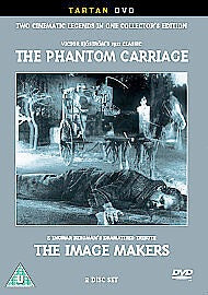 Image of Front Cover of 1614007C: DVD - INGMAR BERGMAN, VICTOR SJOSTROM, The Phantom Carriage/The Image Makers (, UK 2008)   VG+/VG+