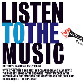 Image of Front Cover of CD - VG+/VG+ - VARIOUS ARTISTS, Listen To The Music (Caltone's Jamaican 45's 1966-69) (Pressure Sounds; PSCD74, UK 2012, Card Slipcase with Jewel Case inside), , - 4216581C