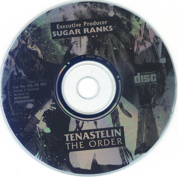 Image of Label Cover of 1834169E: CD - TENASTELIN, The Order (Selassie I Glory; SGCD-001, UK 1998) VG+/VG+