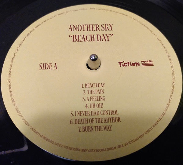 Image of Label Cover of 1934048E: 2xLP - ANOTHER SKY, Beach Day (Fiction Records; ASKY005, UK, Europe & US 2024) NEW/NEW