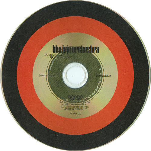 Image of Label Cover of CD - EX/EX - THE JUJU ORCHESTRA, Bossa Nova Is Not A Crime (Agogo Records; AR 001 CD, Germany 2007 Reissue, Gatefold), , - 1756173S