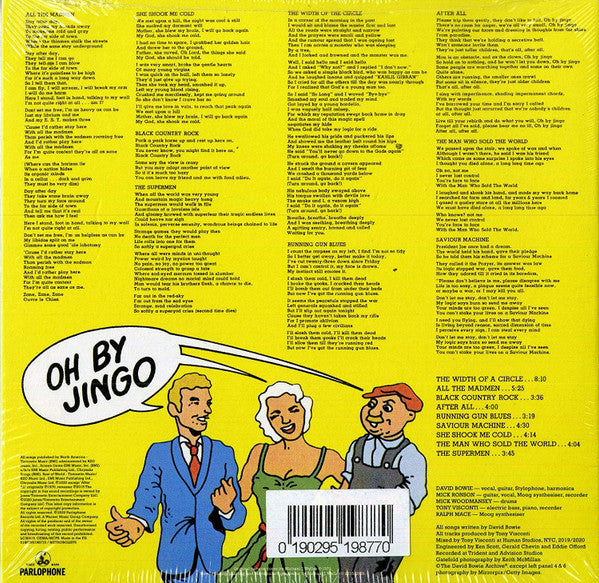 Image of Back Cover of 1xCD - VG/VG - DAVID BOWIE, Metrobolist (Nine Songs By David Bowie) (Parlophone; METROBOLIST 6, 2020, Folded Sleeve, Inner), , - 2616009C