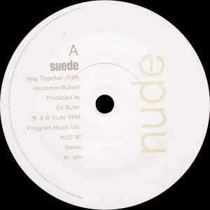 Image of Label Cover of 7" - VG/VG - SUEDE, Stay Together / The Living Dead (Nude Records; NUD 9S, UK 1994, Picture Sleeve), Strong VG, - 1916445C
