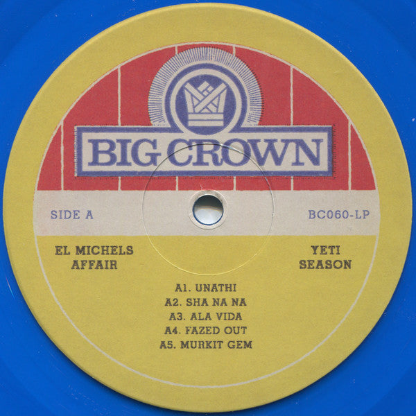 Image of Label Cover of LP - VG/VG - EL MICHELS AFFAIR, Yeti Season (Big Crown Records; BC060-LP-C2, US 2021, Limited Edition, Blue Translucent), , - 1826100E
