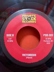 Image of Back Cover of 7" - /VG - JIM SHARP / FLIPOUT, Put That Faith On Me / Victorious (Private Stock Records; PSR-002, US 2020, Plain sleeve), Light marks. Plays well., - 2956170S