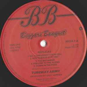 Image of Label Cover of LP - VG/VG - TUBEWAY ARMY, Replicas (Beggars Banquet; BEGA 7, UK 1979, Inner With Rounded Corners, No Poster), Hairlines & light scratches, edge wear, - 4446012S