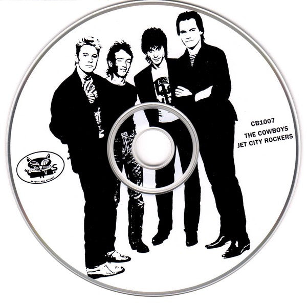 Image of Label Cover of 3654044S: CD - THE COWBOYS, Jet City Rockers (Chuckie-Boy Records; CB1007, US 1999) VG+/VG+