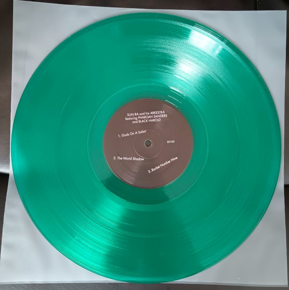 Image of Label Cover of 3634232E: LP - SUN RA AND HIS ARKESTRA FEATURING PHAROAH SANDERS FEATURING BLACK HAROLD, Sun Ra And His Arkestra Featuring Pharoah Sanders / Featuring Black Harold (Superior Viaduct; SV143, US 2024 Reissue, Insert, Green Vinyl) NEW/NEW
