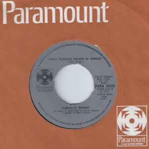 Image of Back Cover of 7" - /EX - SAMUEL E. WRIGHT, There's Something Funny Going On / Three Hundred Pounds Of Hongry (Paramount Records; PARA 3035, UK 1973, Promo, Plain sleeve), Centre intact., - 1316178C