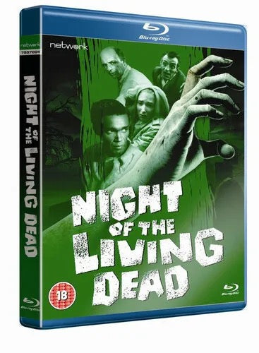 Image of Front Cover of 3734070E: Blu-Ray - GEORGE ROMERO, Night of the Living Dead (Network; , UK , Promo) VG+/VG+