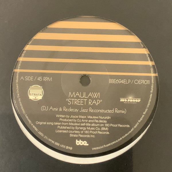 Image of Back Cover of LP - NEW/NEW - MAULAWI / FITO FOSTER, Street Rap / Salsa (BBE; BBE694ELP, UK 2021), , - 3834050E
