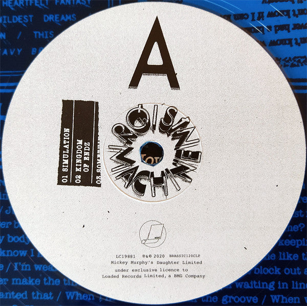 Image of Label Cover of 2xLP - VG+/VG - ROISIN MURPHY, R is n Machine (Skint ; BRASSIC120CLP, Europe 2020, Gatefold, 2 Inners, Signed Photo + Zine, Blue Vinyl, No Black Outer Bag. ), Light marks to discs. Signed photo and Zine included., - 3526243E