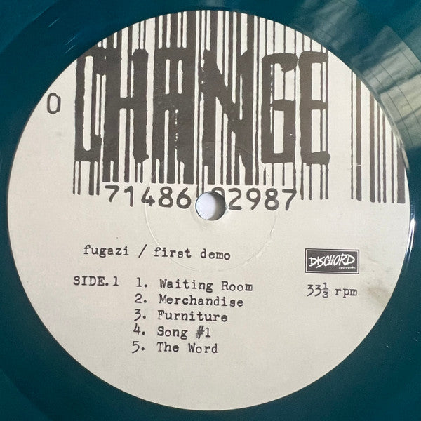 Image of Label Cover of 0335315E: LP - FUGAZI, First Demo (Dischord Records; DIS181V, US 2023 Reissue, Inner, Green Vinyl) NEW/NEW