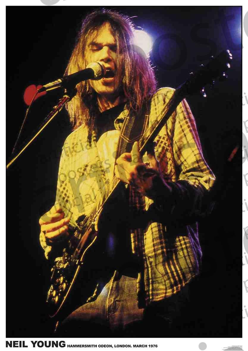 Image of Front Cover of 3914235C: Accessories - NEIL YOUNG, Poster (84.1cm x 59.4cm; ART188, UK ) NEW/NEW