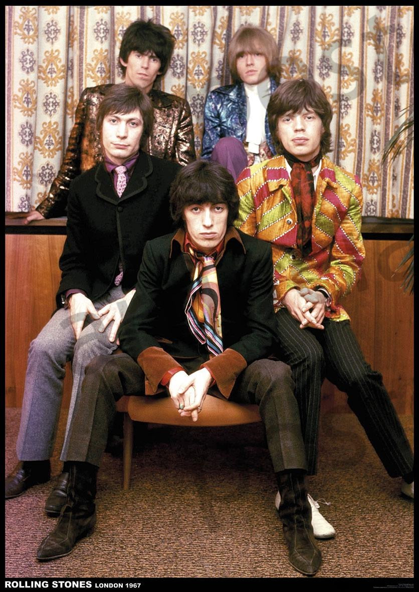 Image of Front Cover of 3914237C: Accessories - THE ROLLING STONES, Poster (84.1cm x 59.4cm; ART177, UK ) NEW/NEW