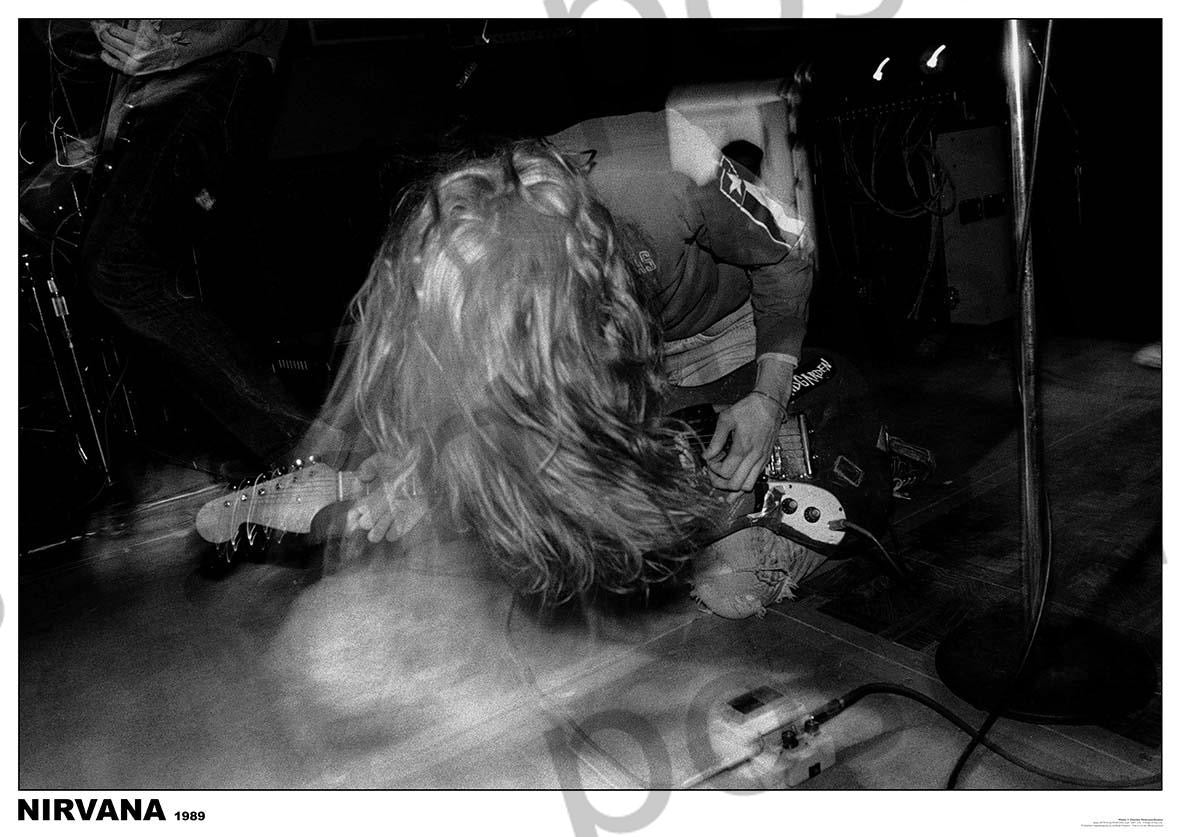 Image of Front Cover of Accessories - NEW/NEW - NIRVANA (KURT COBAIN), Poster (84.1cm x 59.4cm; ART319, UK ), , - 0356106S