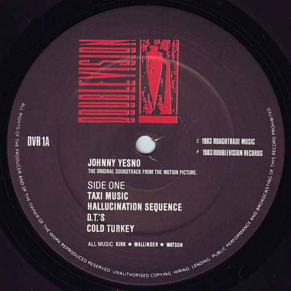 Image of Label Cover of LP - VG+/VG+ - CABARET VOLTAIRE, Johnny Yesno (The Original Soundtrack From The Motion Picture) (Doublevision; DVR 1, UK 1983), , - 2826022E