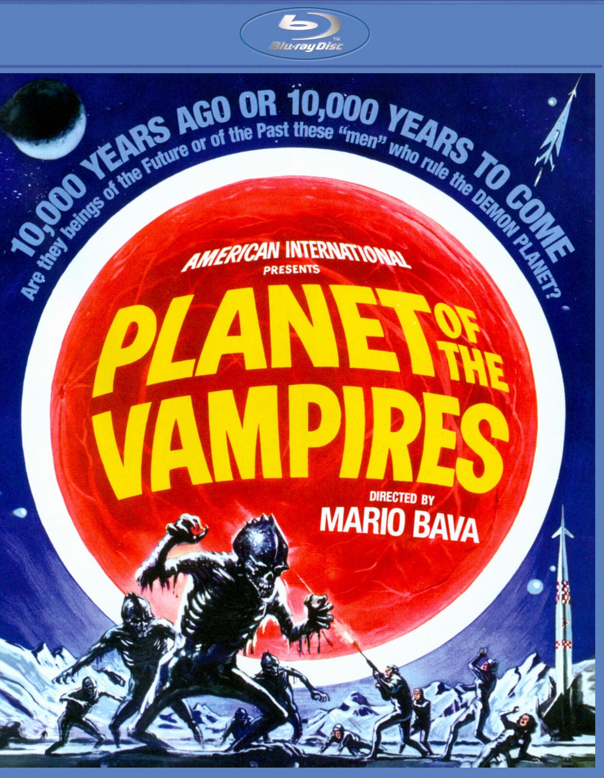 Image of Front Cover of 0835050E: Blu-Ray - MARIO BAVA, Planet of the Vampires (Kino Lorber; K1448, UK , Region A US Import) VG+/VG+