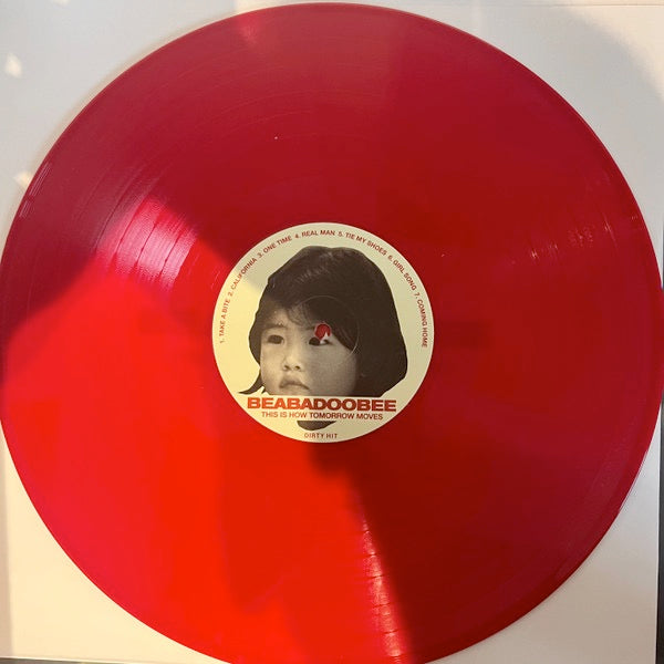 Image of Label Cover of LP - NEW/NEW - BEABADOOBEE, This Is How Tomorrow Moves (Dirty Hit; DH1999, Worldwide 2024, Gatefold, Inner, Poster, Red Vinyl), , - 0256153S