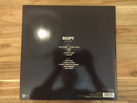 Image of Back Cover of 4344219S: LP - RIOPY, Tree Of Light (Warner Classics; 0190295382896 - LP, France 2019, Gatefold) Seal opened instore, Still in shrink wrap. EX/EX