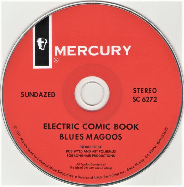 Image of Label Cover of CD - EX/EX - BLUES MAGOOS, Electric Comic Book (Sundazed Music; SC 6272, US 2011 Reissue, Card Sleeve), , - 0456204S