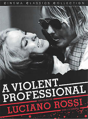 Image of Front Cover of 4434063E: Book - KIER LA-JANISSE, A Violent Professional: The Films of Luciano Rossi (Fab Press; , UK 2007, Paperback, Signed) VG+/VG+