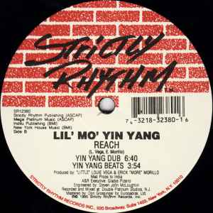 Image of Back Cover of 12" - /G+ - LIL' MO' YIN YANG*, Reach (Strictly Rhythm; SR12380, US 1995, Plain Sleeve), Lightmarks only., - 3726327E