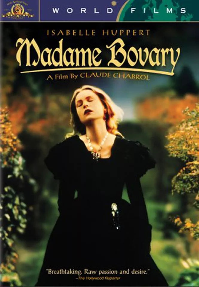 Image of Front Cover of 4534090E: DVD - CLAUDE CHABROL, ISABELLE HUPPERT, Madame Bovary (Metro Goldyn Meyer World films; , UK 2002, Region 1 US) VG+/VG+