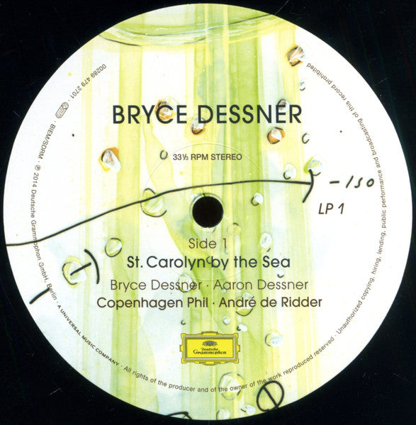 Image of Label Cover of 2xLP - VG/VG+ - BRYCE DESSNER / JONNY GREENWOOD, COPENHAGEN PHIL, ANDR DE RIDDER, St. Carolyn By The Sea / Suite From "There Will Be Blood" (Deutsche Grammophon; 00289 479 2700, Europe 2014, Gatefold, 180 Gram Vinyl, feat Bryce & Aaron Dessner of The National), , - 1546192S