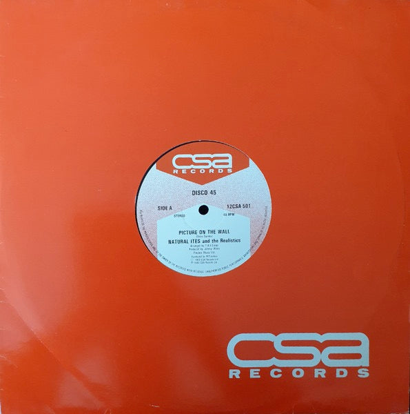 Image of Back Cover of 12" - VG+/VG+ - NATURAL ITES AND THE REALISTICS, Picture On The Wall (CSA Records ; 12CSA 501, UK 1983, Company Sleeve, Stereo), , - 2816297C