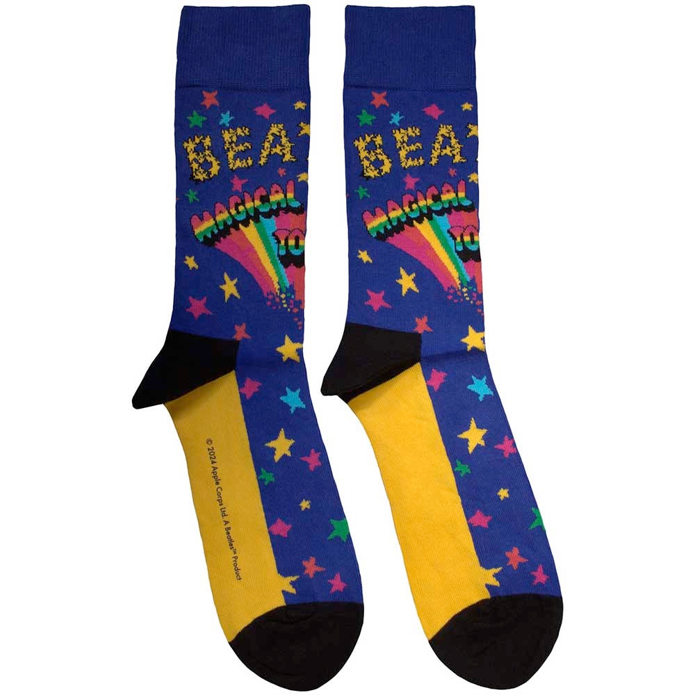 Image of Front Cover of Accessories - NEW/NEW - THE BEATLES, Magical Mystery Tour Socks Blue (; BEATSCK43MBL, ), , - 0856008S