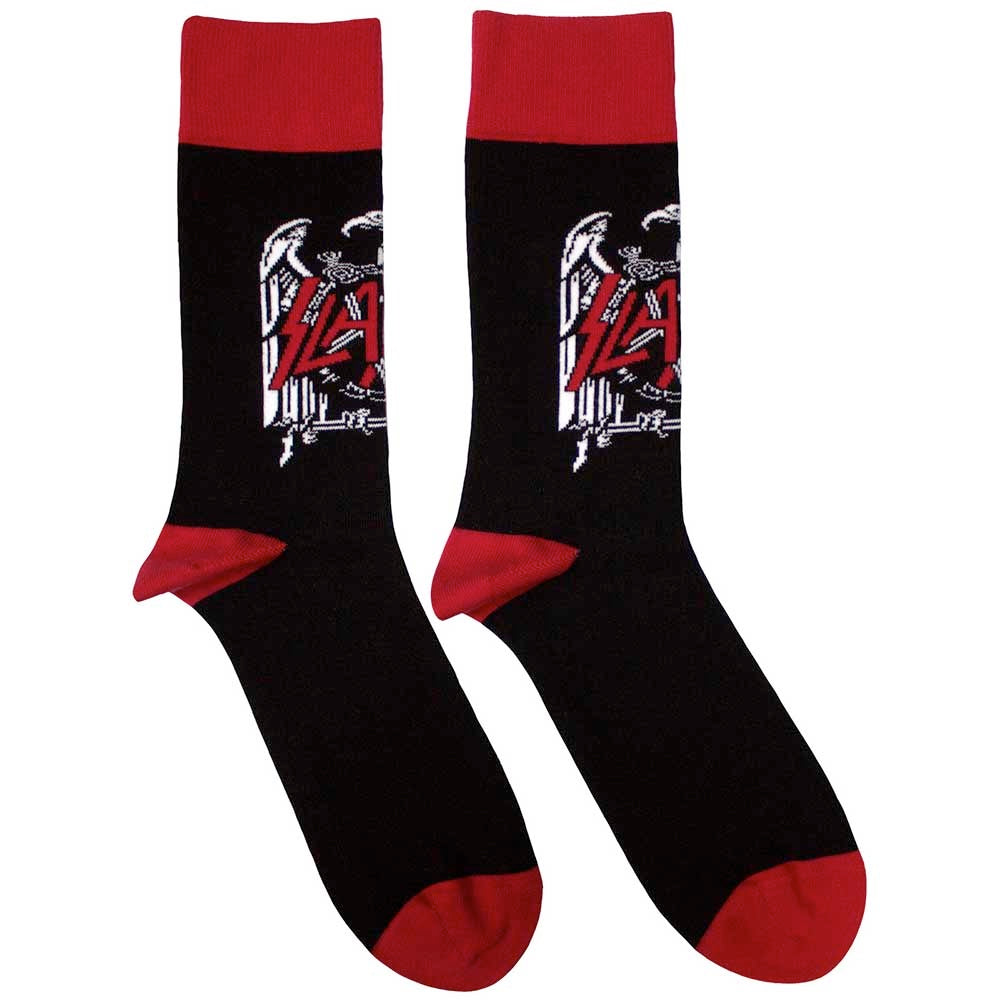 Image of Front Cover of Accessories - NEW/NEW - SLAYER, Eagle Crest Socks (; SLAYSCK04MB, ), , - 0856007S
