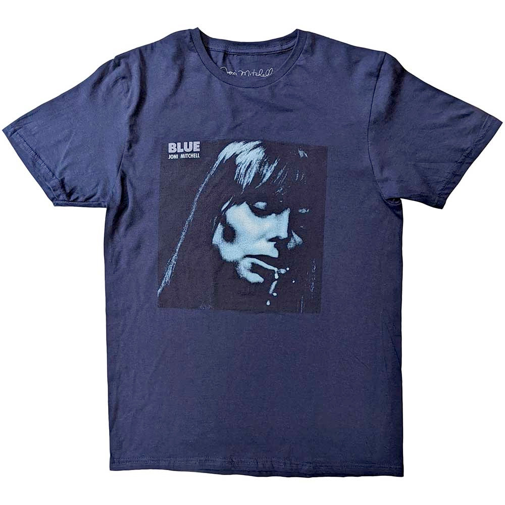 Image of Front Cover of Accessories - NEW - JONI MITCHELL, Blue T-Shirt M (, ), , - 4416302C