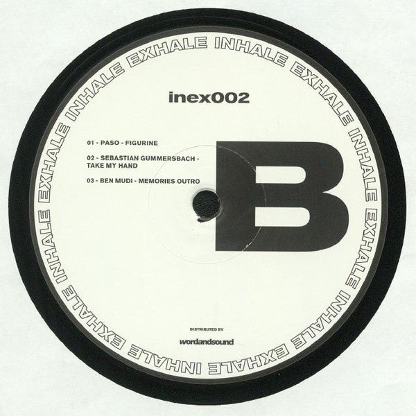 Image of Back Cover of 4824010E: 12" EP - VARIOUS, Inex EP02 (Inhale Exhale Records; inex002, Germany 2017) /VG