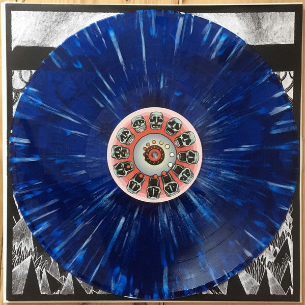 Image of Label Cover of 4824282E: LP - SLIFT, La Plan�te Inexplor�e (Stolen Body Records ; SBR055, UK 2019 Reissue, Inner, Blue And White Splatter vinyl) Inner Split EX/EX