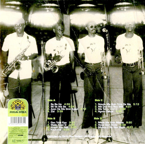 Image of Back Cover of CD - VG+/VG+ - ORCHESTRE POLY-RYTHMO DE COTONOU, Echos Hypnotiques (Analog Africa ; AACD 066, Germany 2009, Card Slipcase with Digipak inside, Booklet), , - 3716184C