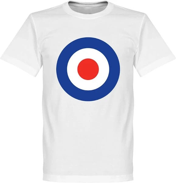 Image of Front Cover of 5044161S: Accessories - WE ARE THE MODS!, Mod Target T-Shirt Vintage (, UK & Europe ) faint stain (1cm) on front - minor /VG+