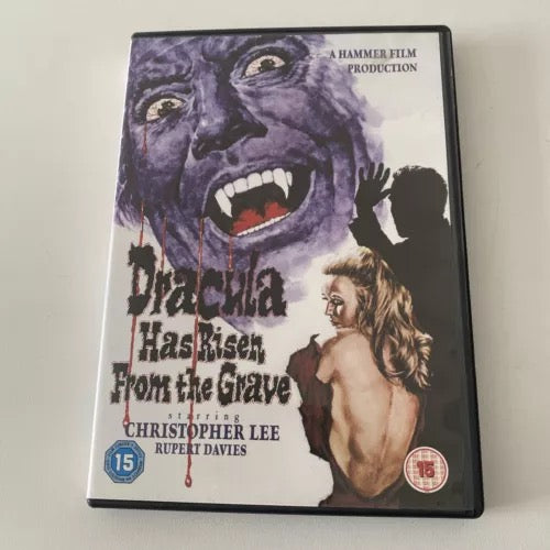Image of Front Cover of 4535069E: DVD - FREDDIE FRANCIS, Dracula Has Risen From The Grave (Warner Bros; 31839, Europe 2009 Reissue) EX/EX