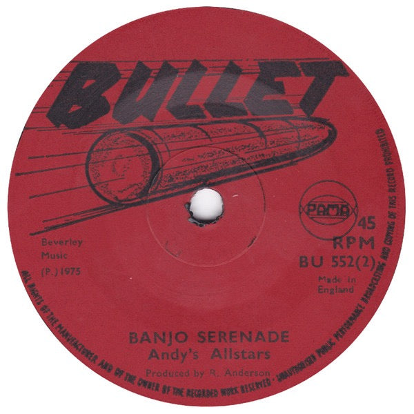 Image of Back Cover of 5014395C: 7" - I ROY, Step Right Up (Bullet; BU 552, UK 1975) Nice copy! /VG+