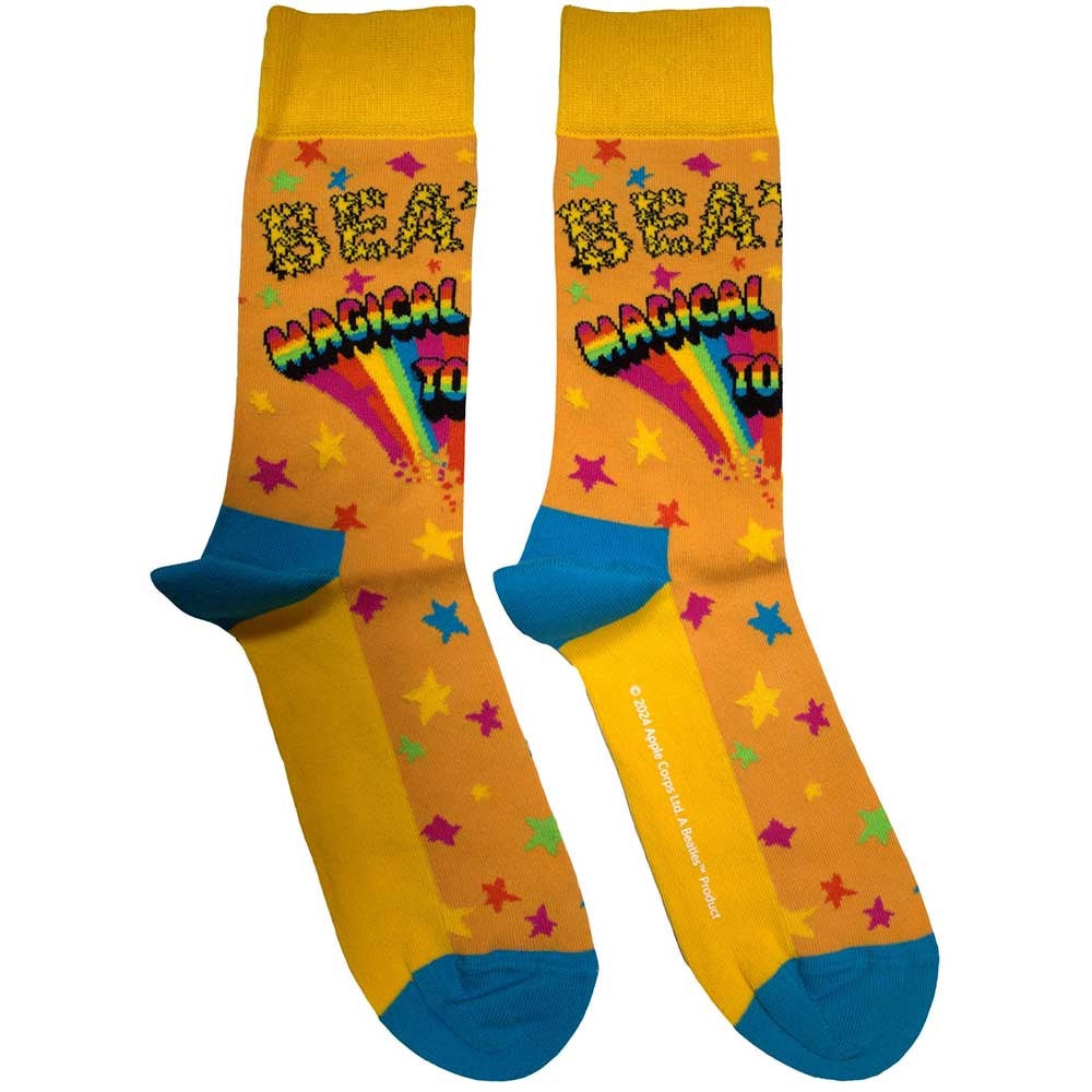 Image of Front Cover of Accessories - NEW/NEW - THE BEATLES, Magical Mystery Tour Socks Yellow (UK Size 7-11) (, ), , - 5154018S